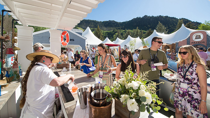 food and wine Aspen
