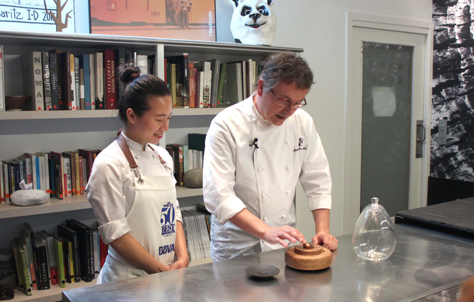 Атмосфера в заведении Адурис, mugaritz, ресторан, Мишлен